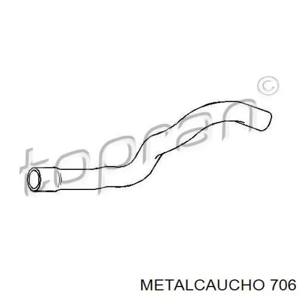 Подушка (опора) двигателя левая передняя 706 Metalcaucho