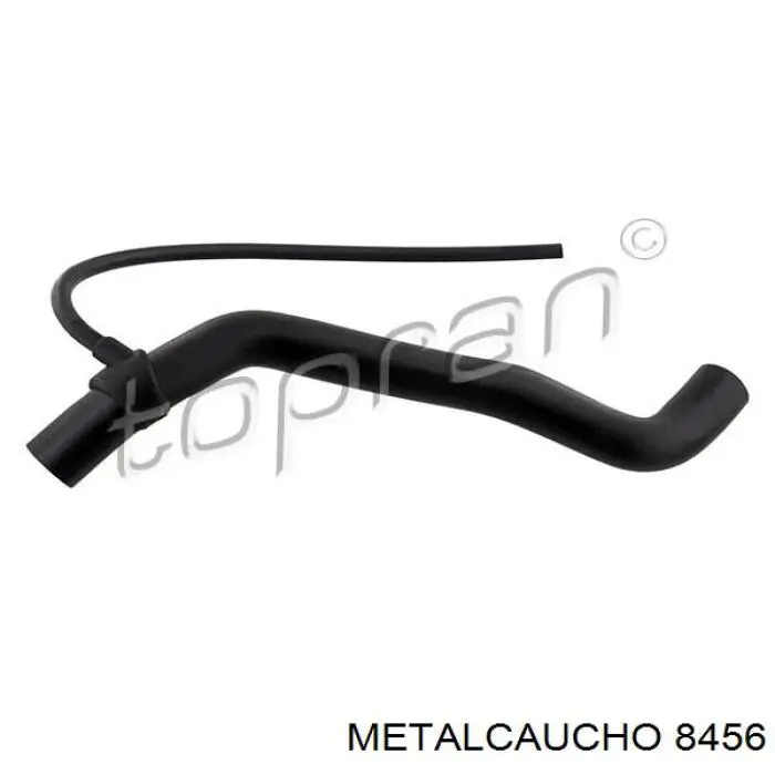 8456 Metalcaucho шланг (патрубок радиатора охлаждения верхний)