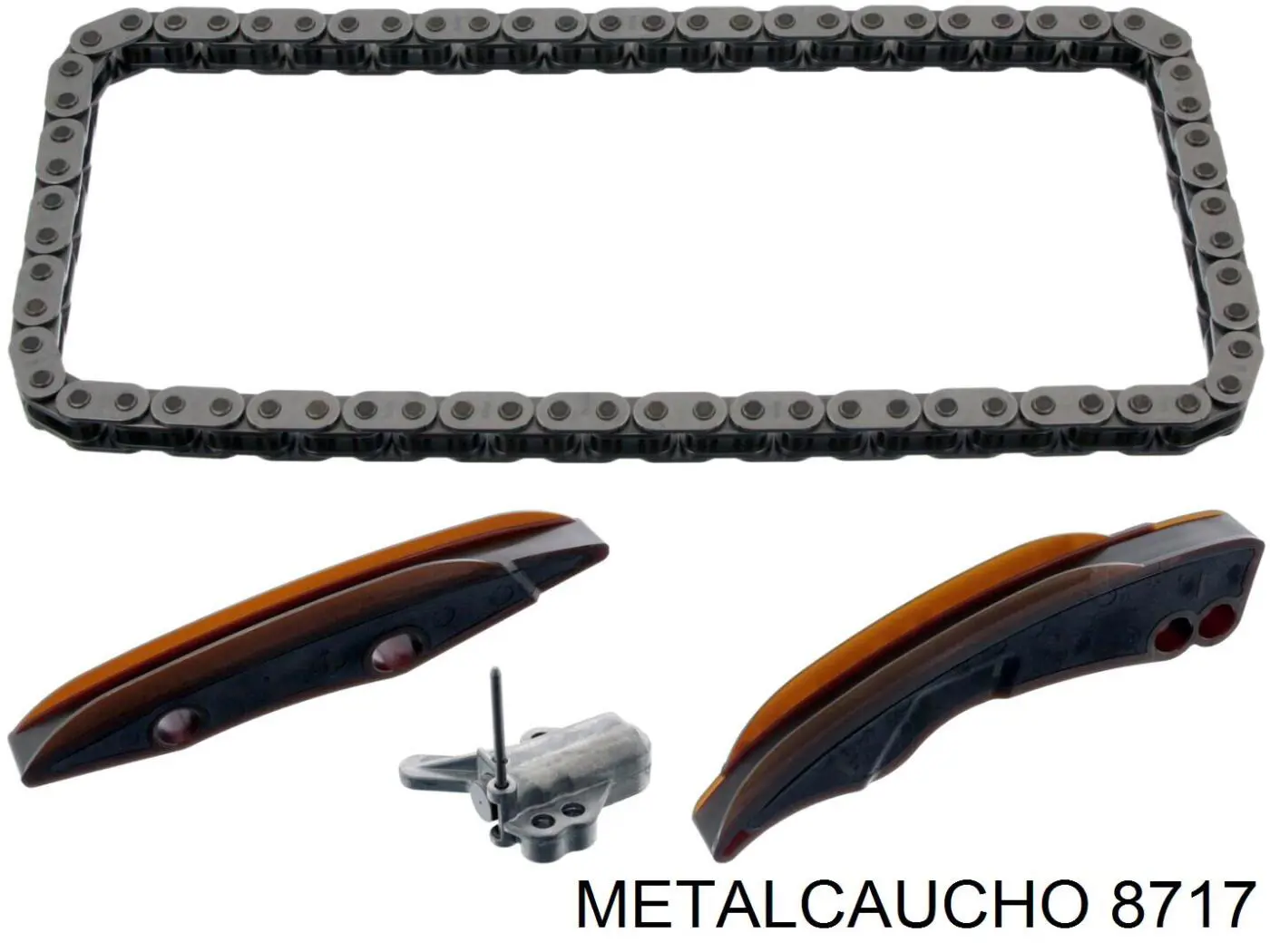 8717 Metalcaucho шланг радиатора отопителя (печки, подача)