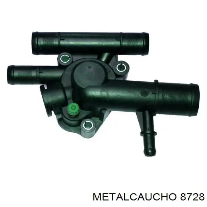 8728 Metalcaucho шланг радиатора отопителя (печки, подача)