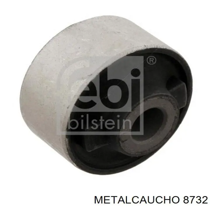 08732 Metalcaucho Патрубок радиатора охлаждения нижний