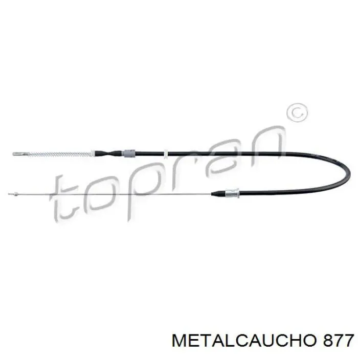 877 Metalcaucho Сайлентблок кронштейна задней подушки двигателя
