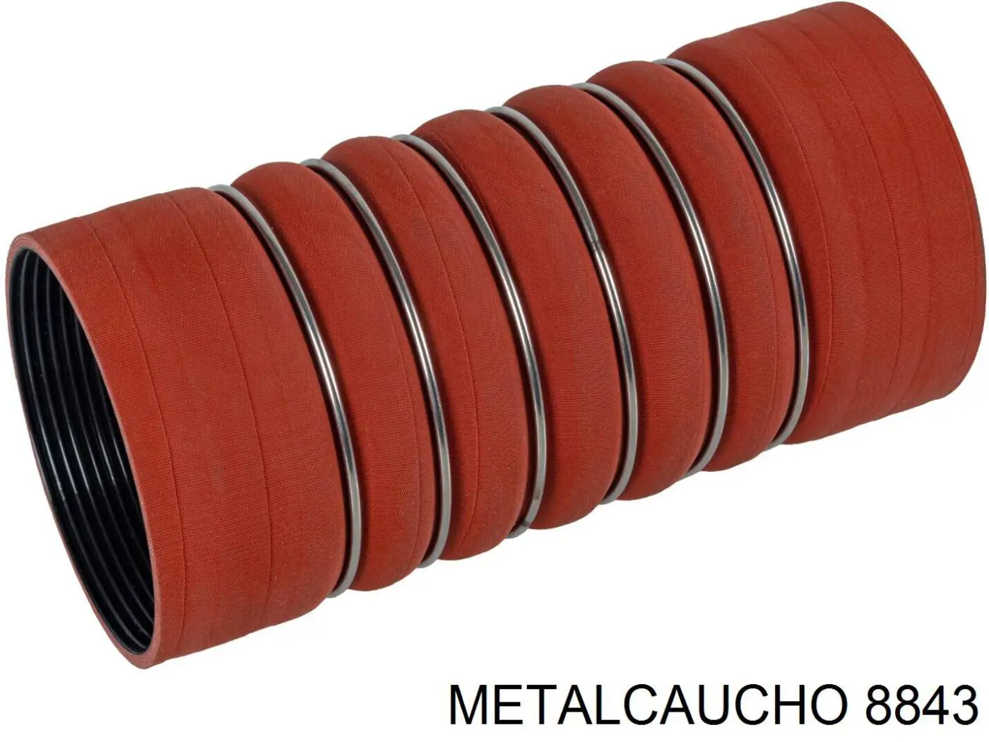 8843 Metalcaucho шланг (патрубок радиатора охлаждения нижний)