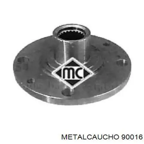 Ступица передняя 90016 Metalcaucho