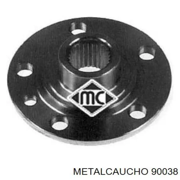 90038 Metalcaucho ступица передняя