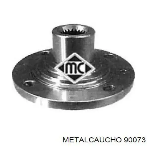 90073 Metalcaucho ступица передняя