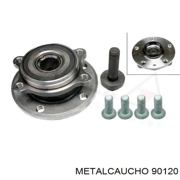 Ступица (передняя) Metalcaucho 90120