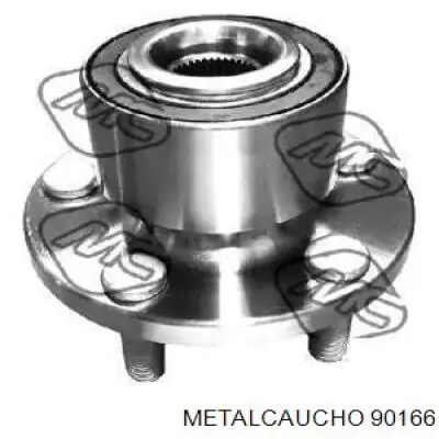 Ступица передняя 90166 Metalcaucho