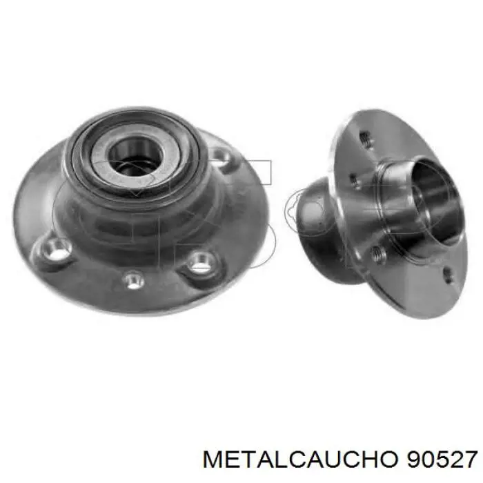 Купить 90527 Metalcaucho Задняя шпиндель