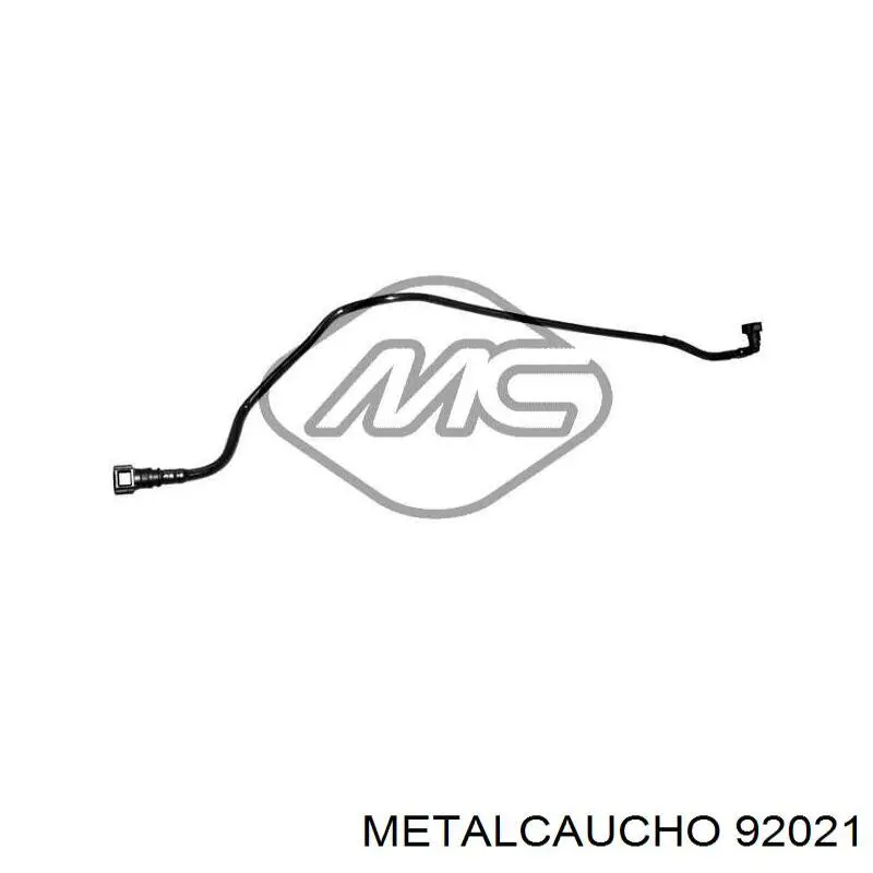 92021 Metalcaucho трубка топливная, от фильтра к насосу