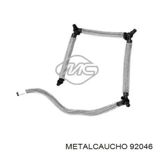 Купить 00001574HL Peugeot/Citroen Обратная топливная трубка