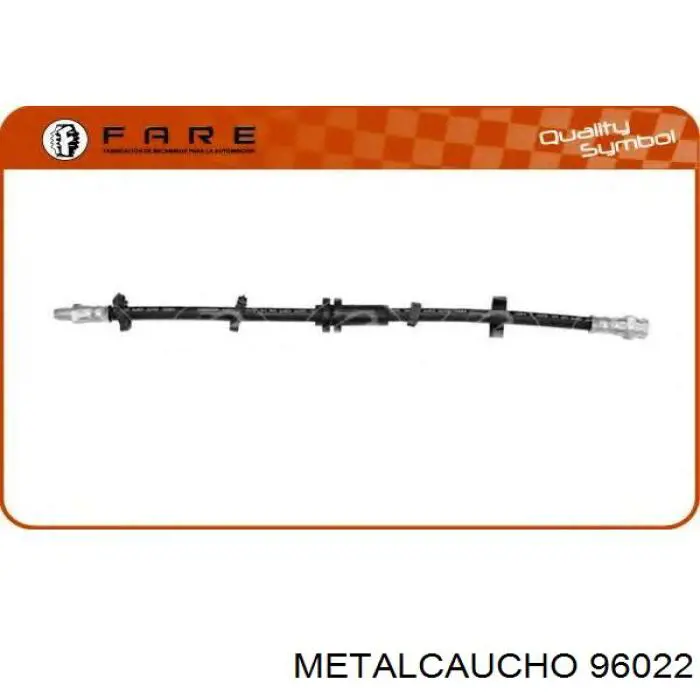 96022 Metalcaucho шланг тормозной передний