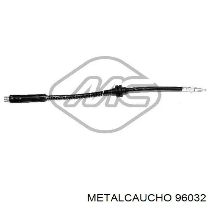 96032 Metalcaucho шланг тормозной передний