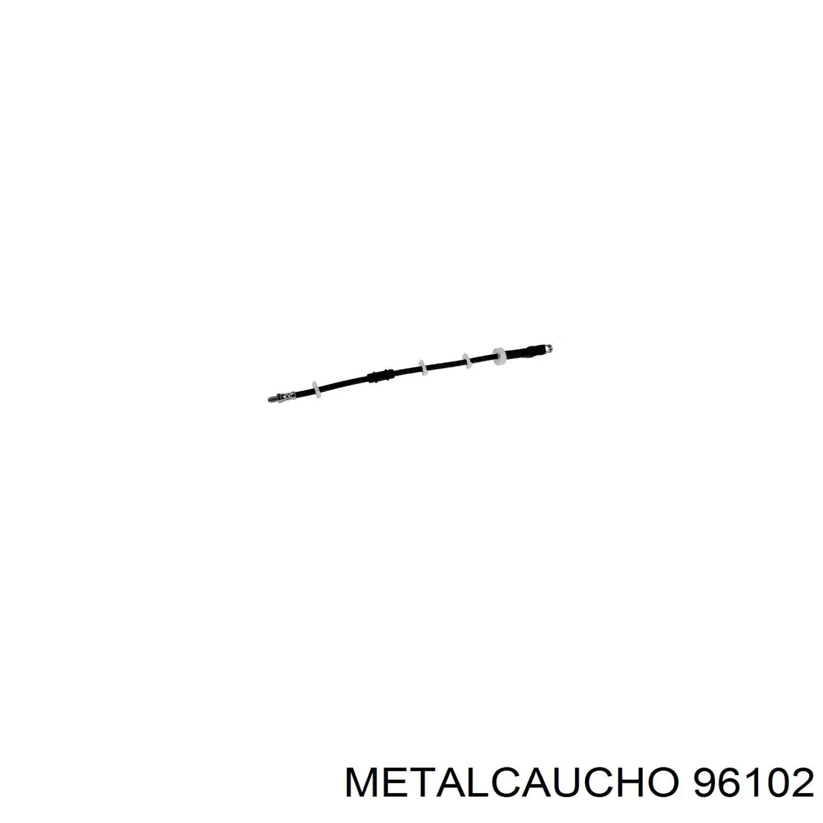 Latiguillo de freno delantero 96102 Metalcaucho