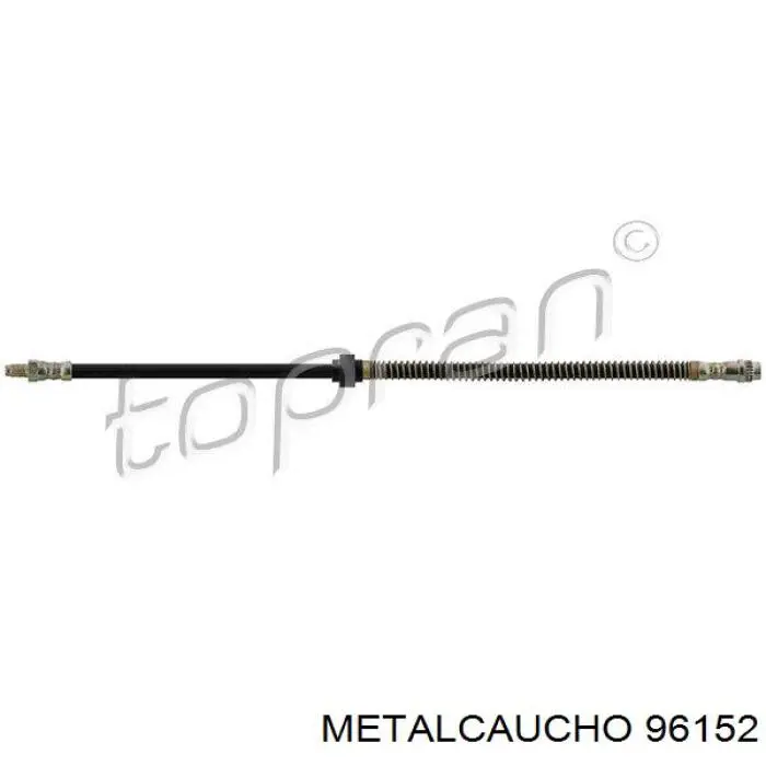 96152 Metalcaucho шланг тормозной передний