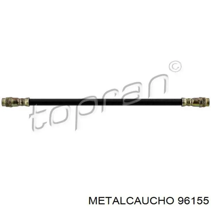 Задний тормозной шланг 96155 Metalcaucho