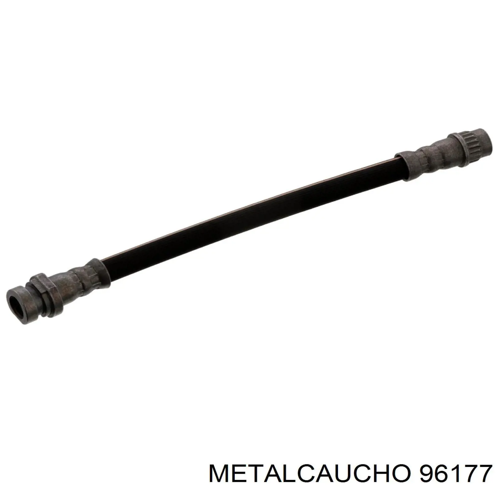 Tubo flexible de frenos trasero 96177 Metalcaucho