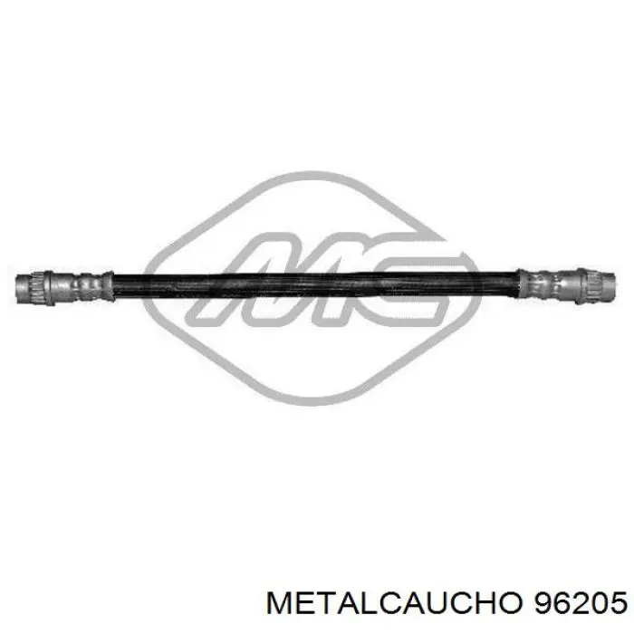 Задний тормозной шланг 96205 Metalcaucho