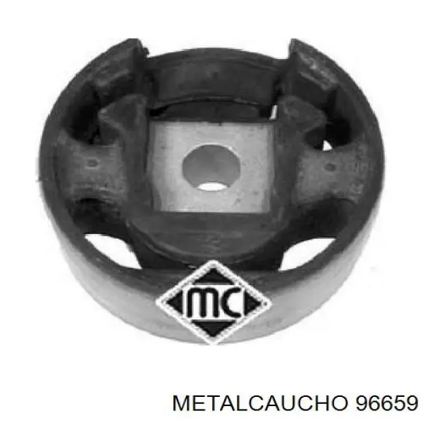 96659 Metalcaucho шланг тормозной передний правый