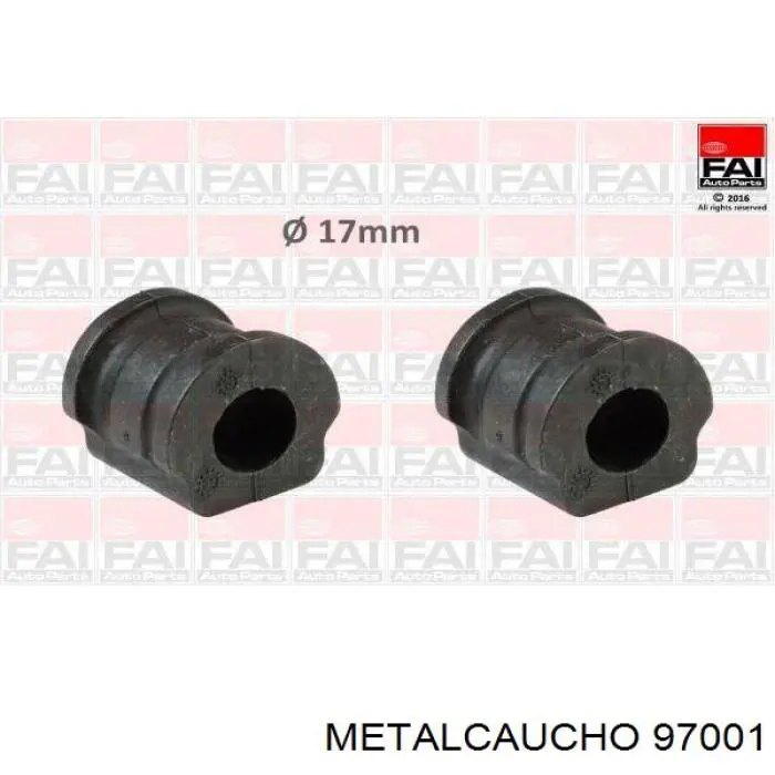 Купить 97001 Metalcaucho Шланг радиатора охлаждения нижний