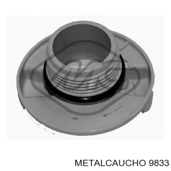 Правый шланг интеркуллера 9833 Metalcaucho