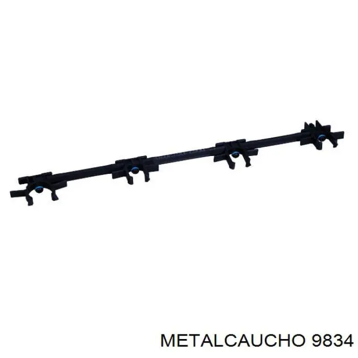 09834 Metalcaucho Патрубок интеркуллера