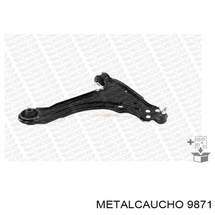 Патрубок интеркулера 09871 Metalcaucho
