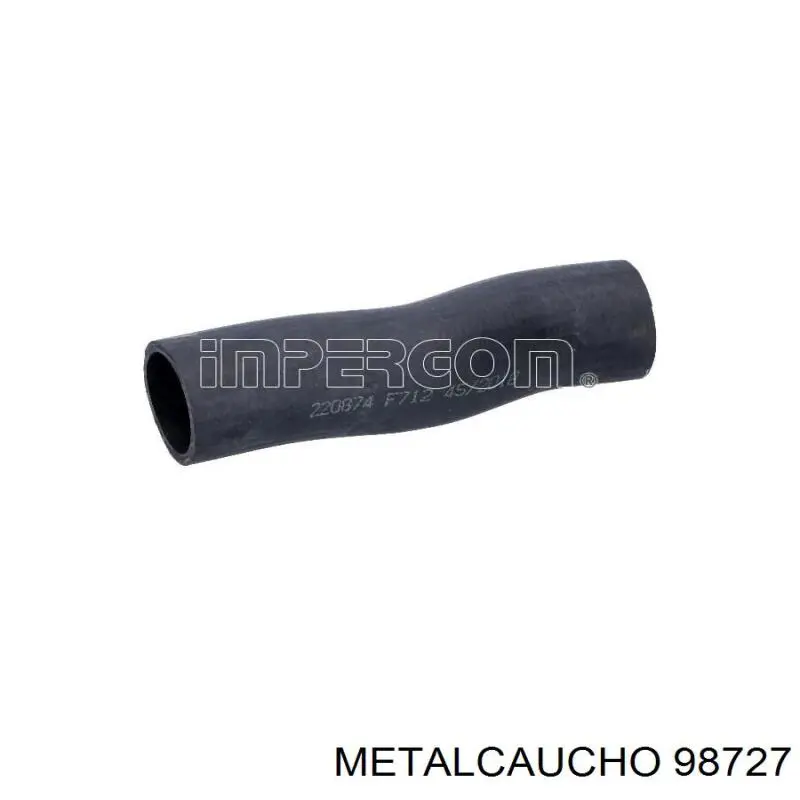 98727 Metalcaucho шланг (патрубок интеркуллера верхний левый)