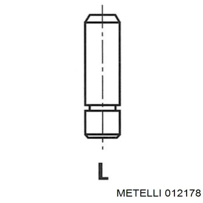 012178 Metelli направляющая клапана выпускного