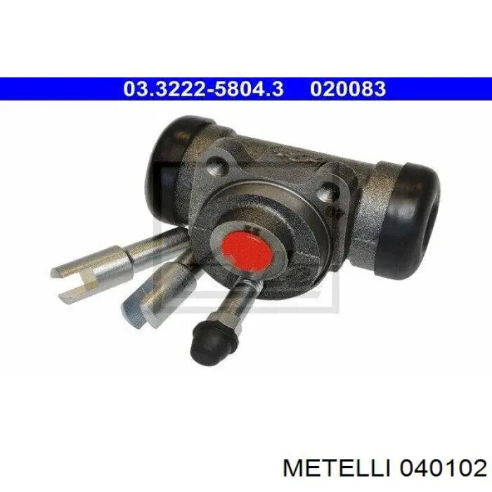 Рабочий тормозной цилиндр Metelli 040102 цена, от 16.74 USD