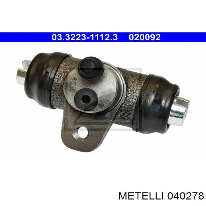 04-0278 Metelli цилиндр тормозной колесный рабочий задний