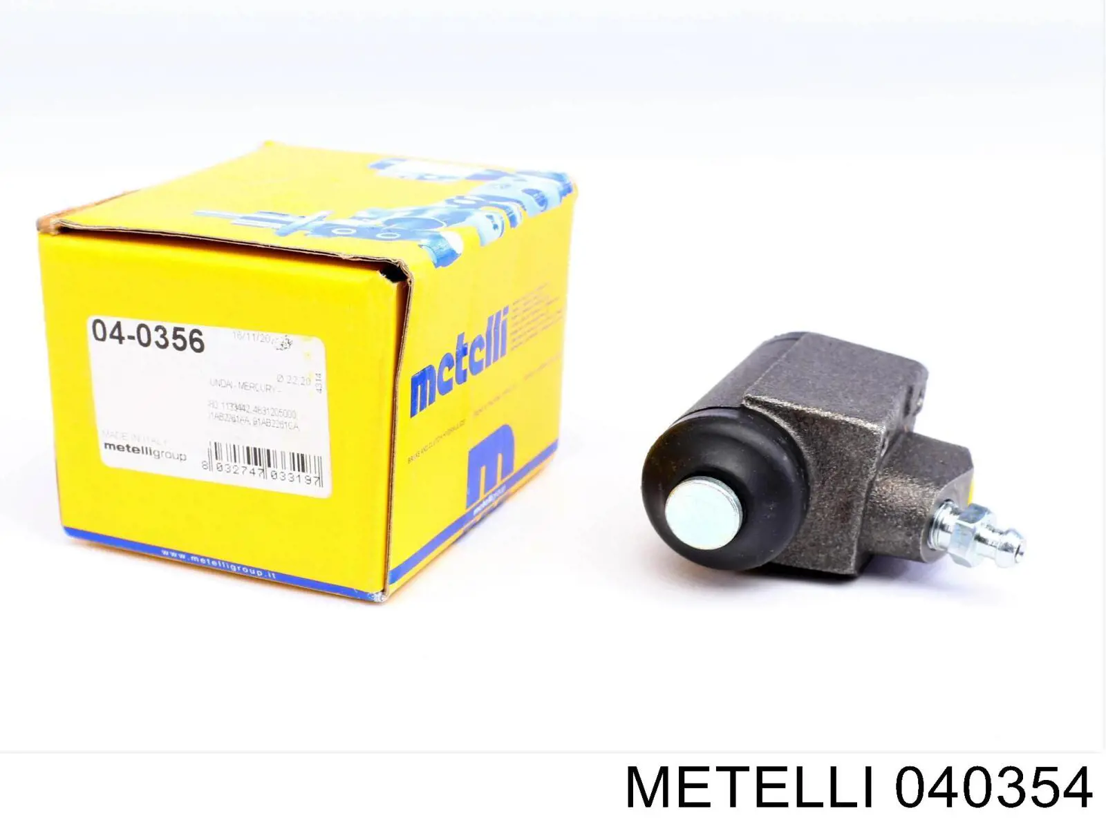040354 Metelli Цилиндр тормозной колесный, задний