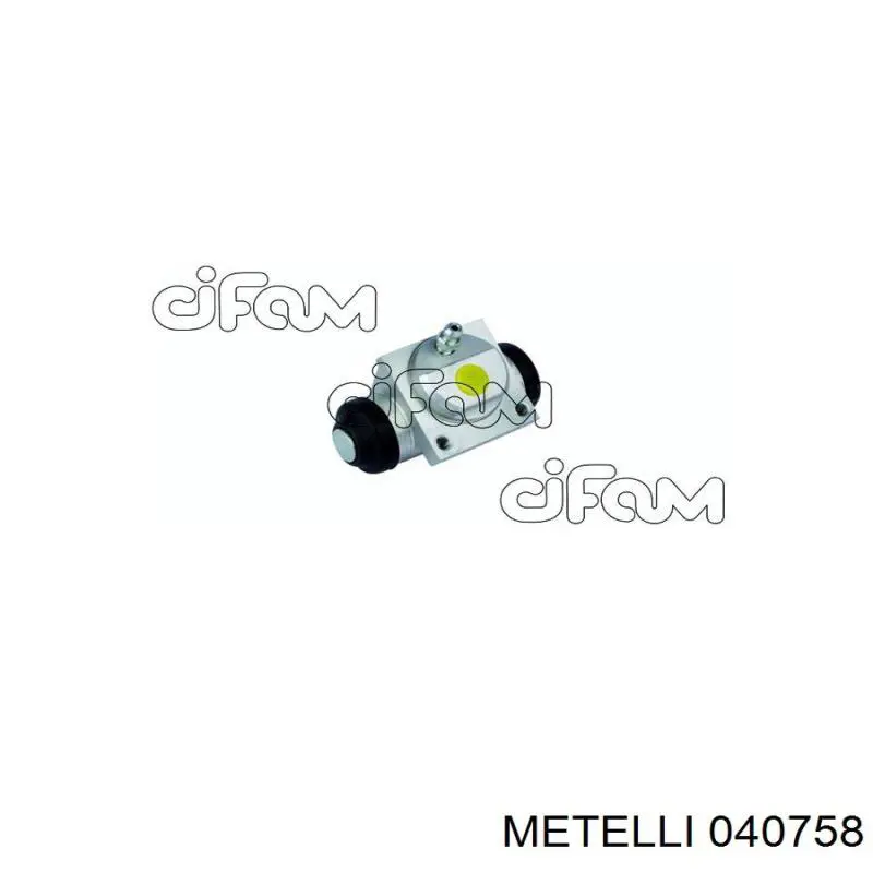 040758 Metelli Цилиндр тормозной колесный, задний