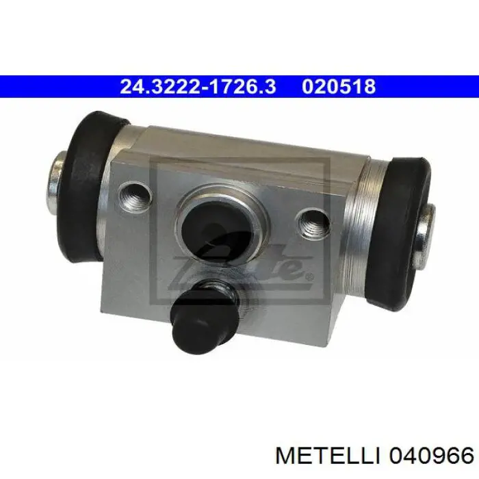 Рабочий тормозной цилиндр Metelli 040966 цена, от 14.15 USD