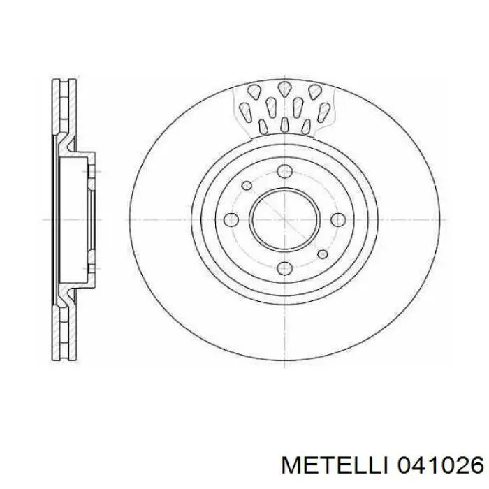 Цилиндр тормозной колесный 041026 Metelli