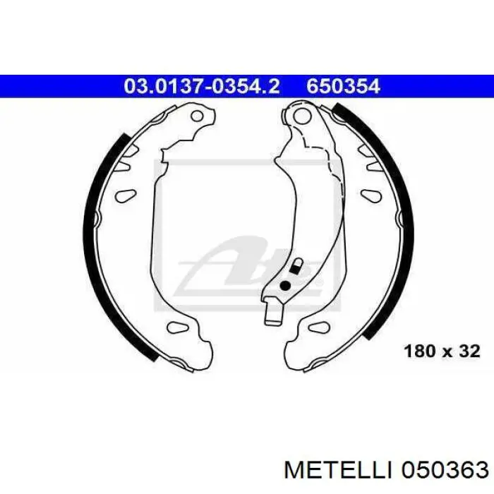 Купить 050363 Metelli Главный тормозной цилиндр