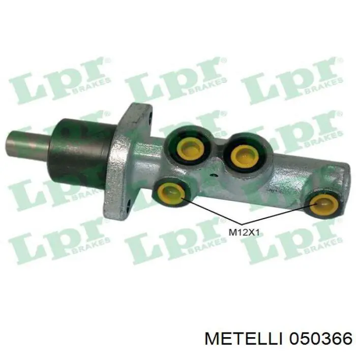 Купить 050366 Metelli Главный тормозной цилиндр