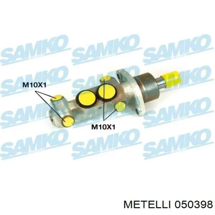Купить 050398 Metelli Главный тормозной цилиндр