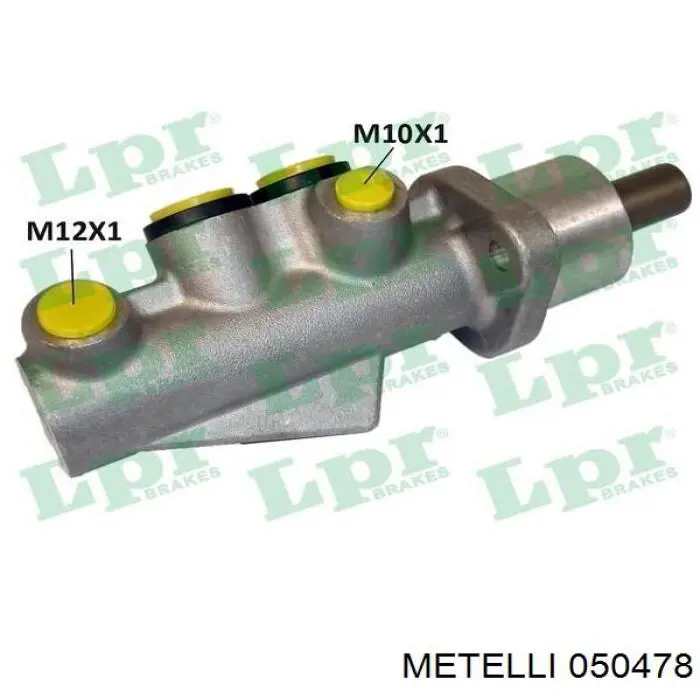 Цилиндр тормозной главный 050478 Metelli