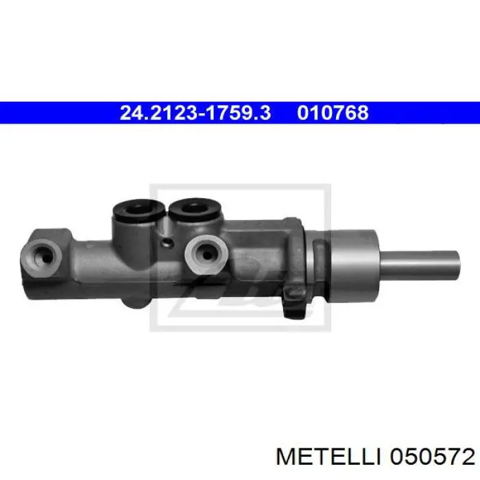 05-0572 Metelli цилиндр тормозной главный
