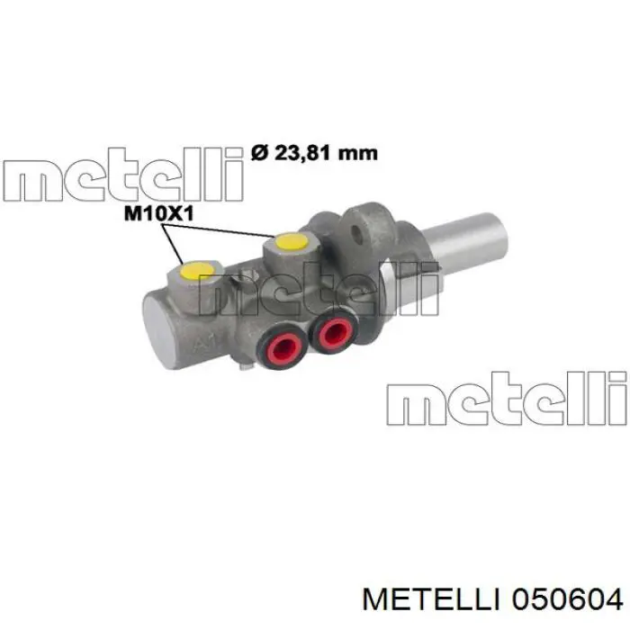 Главный тормозной цилиндр 050604 Metelli