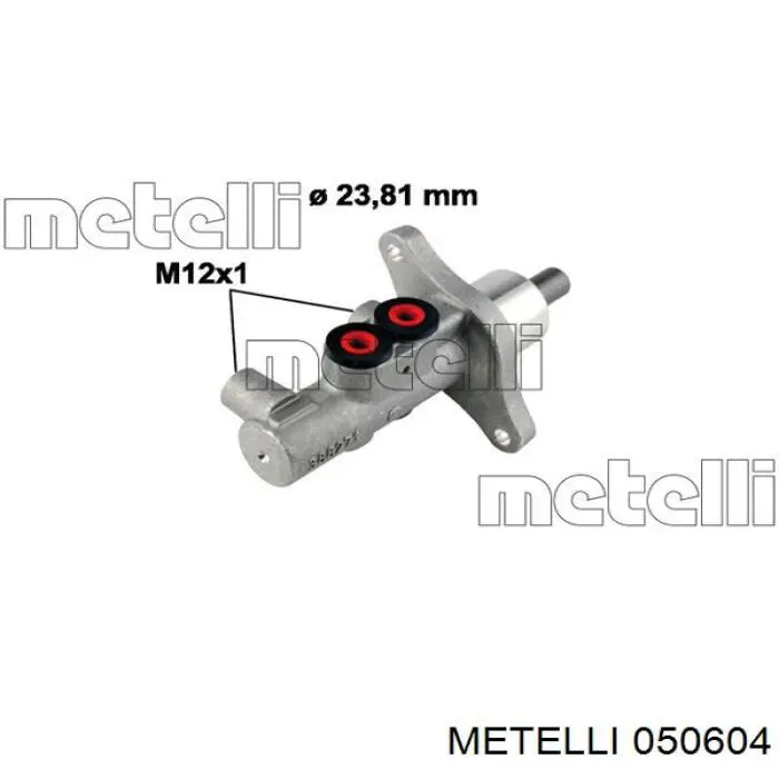 Цилиндр главный тормоза (гидротормозов) Metelli 050604 цена, от 51.24 USD