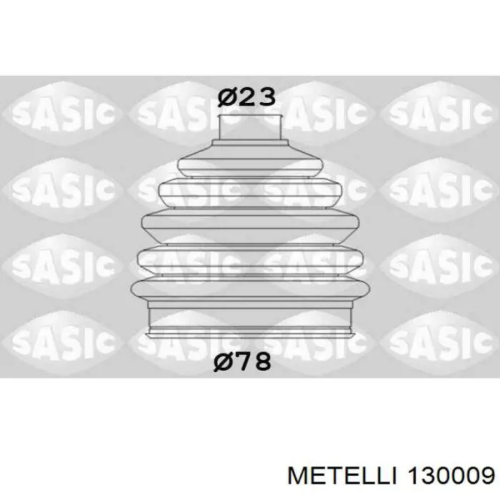 Купить 130009 Metelli Пыльник гранаты наружный, передний