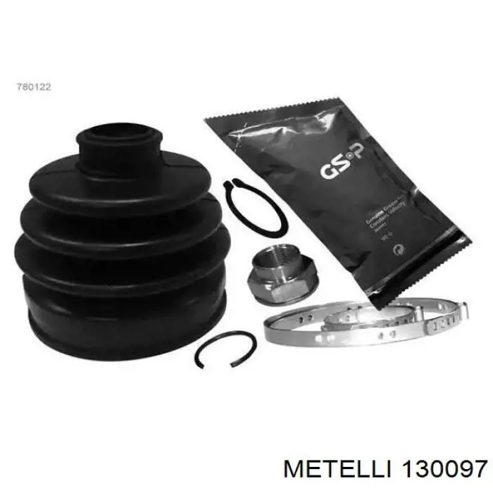 Купить 130097 Metelli Пыльник гранаты наружный, передний