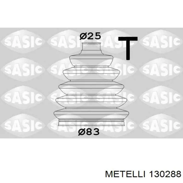 Купить 130288 Metelli Пыльник гранаты наружный, передний