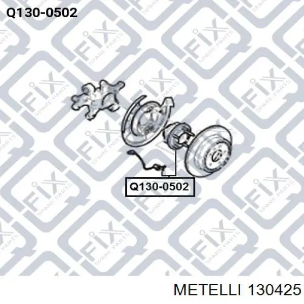 Пыльник ШРУСа передней полуоси наружный Metelli 130425