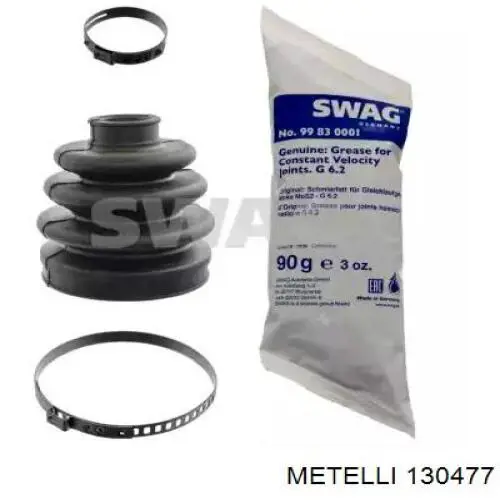 130477 Metelli Пыльник шарнира привода