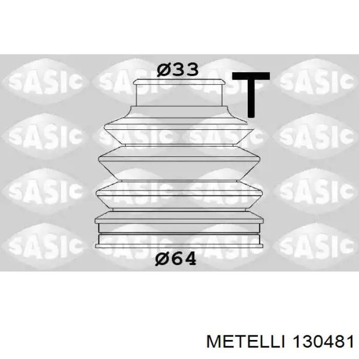 Пыльник ШРУСа наружный правый 130481 Metelli