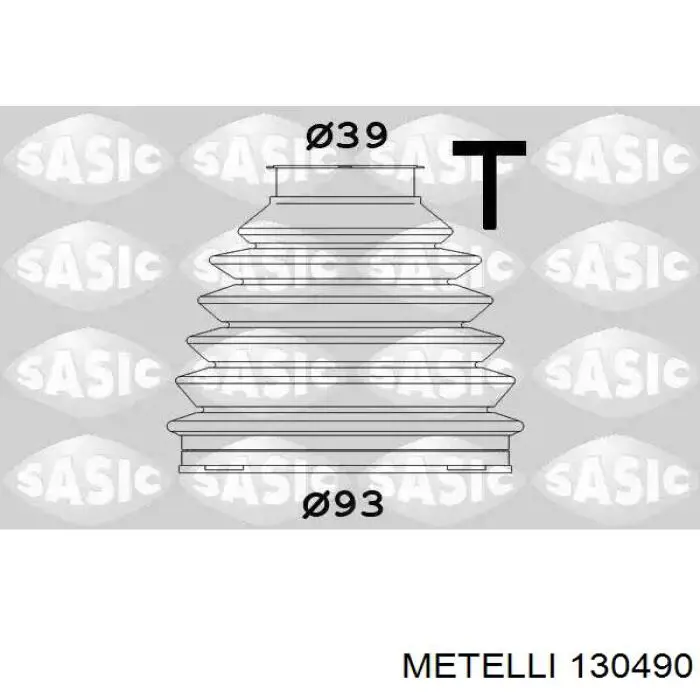 Купить 130490 Metelli Пыльник гранаты наружный, передний
