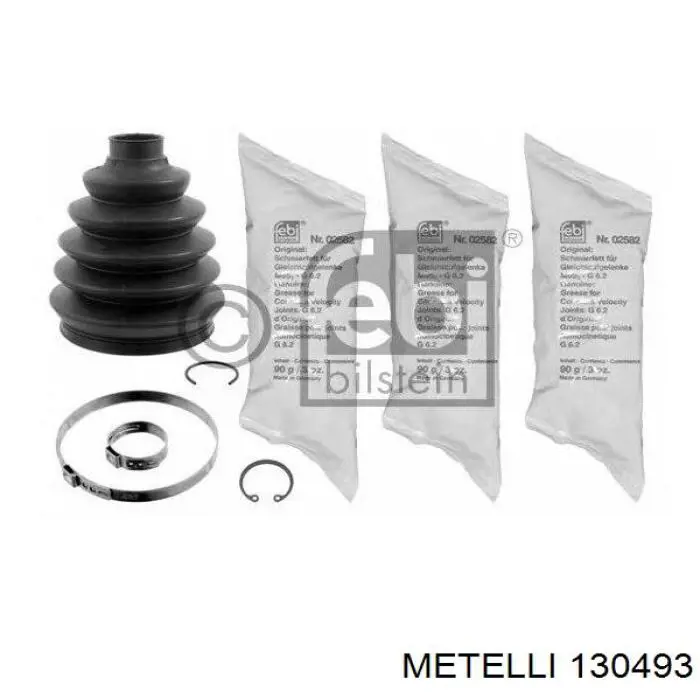 130493 Metelli bota de proteção externa de junta homocinética do semieixo dianteiro